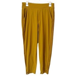 Athleta Pants Women's 6 Brass Yellow Brooklyn Ankle Travel Commute Athleisure